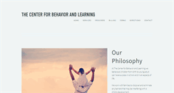 Desktop Screenshot of centerforbehaviorandlearning.com