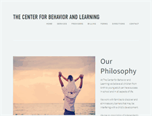 Tablet Screenshot of centerforbehaviorandlearning.com
